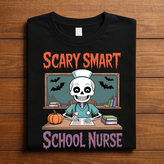 Discover Scary Smart School Halloween Shirt, spooky School Halloween