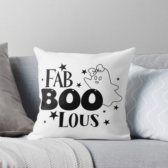 Discover Fab Boo Lous Funny Boo Halloween Pillow