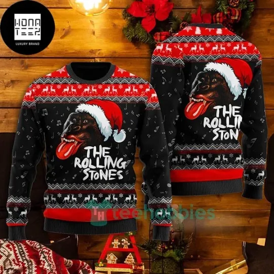 Rolling Stones X Crazy Monkey 2025 Ugly Christmas Sweater
