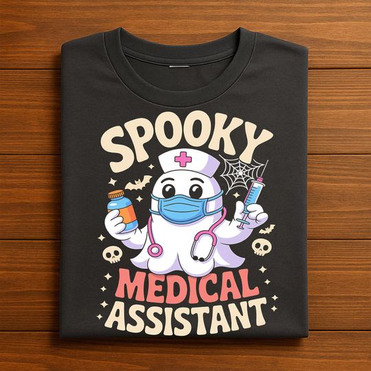 Discover Groovy Spooky Assistant Shirt Funny Ghost Halloween Tee
