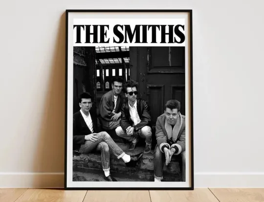 Discover The Smiths Band Poster Vintage Morrissey Rock Music Wall Art Print No Frame