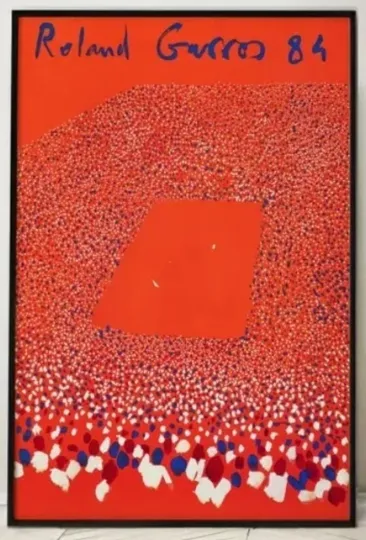Roland Garros 1984 Tennis Poster Wall Art Print