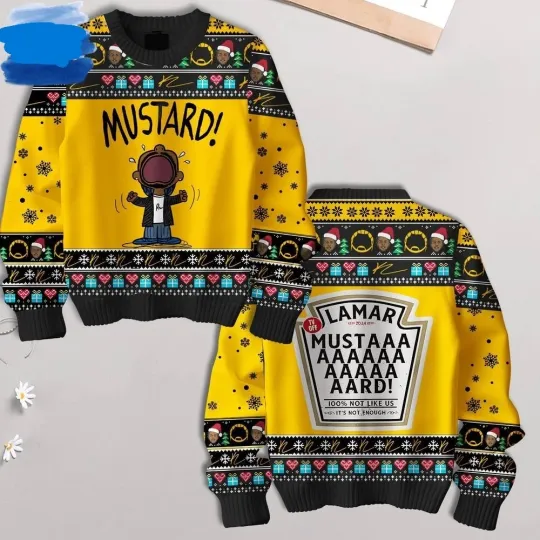 Discover Kendrick Lamar Special Mustard Ugly Sweater 2025