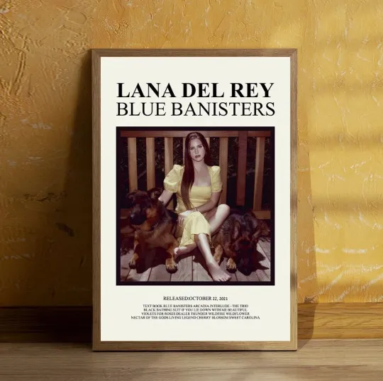 Discover Blue Banisters - Lana Del Rey Album Poste  Music Poster
