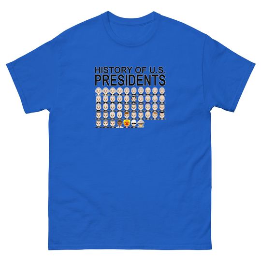 Discover History of US Presidents Unisex Classic Tee  2025 Left on Red Apparel