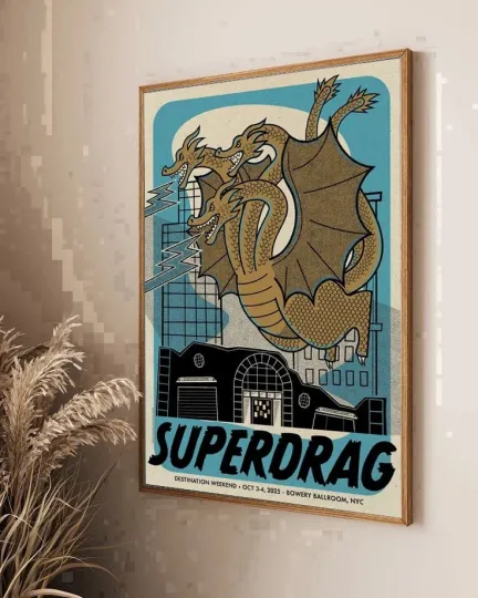 Superdrag Tour NYC 2025 Limited Vertical Poster