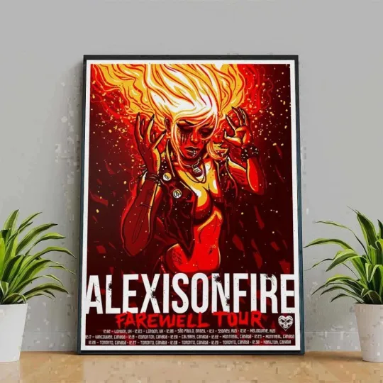 Alexisonfire Farewell Tour 2025 Poster