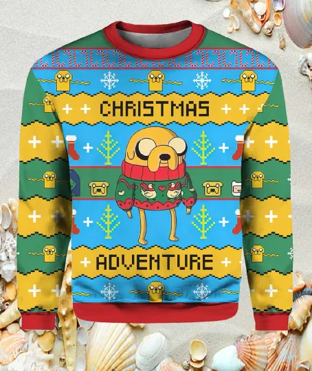 Christmas Adventure Time Ugly Christmas Sweater