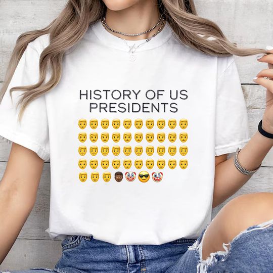 Discover History of US Presidents Shirt, I Didn't Vote For Him, Anti-Trump shirt