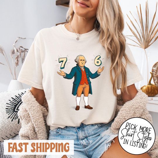Discover George Washington Shirt, Funny Historical Meme shirt