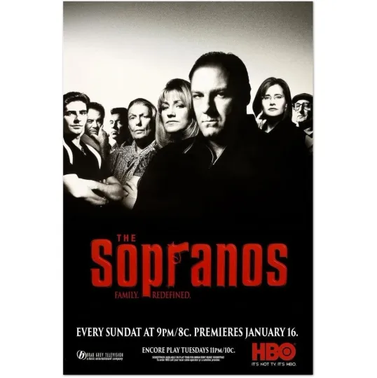 The Sopranos Family Redefined Vertical Poster