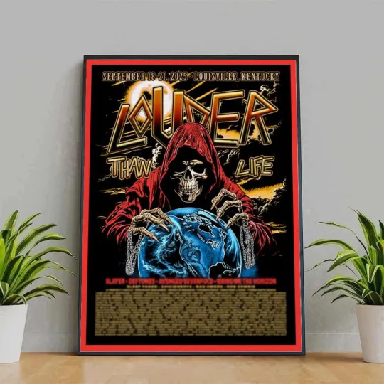 Discover Tour Poster Louder Than Life 2025 Poster