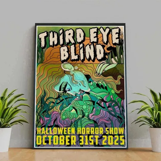 Discover Third Eye Blind 2025 Halloween Tour Poster