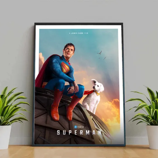 Superman 2025 Movie Julian Poster - Premium Matte Vertical Poster for Home & Living