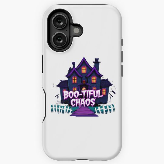 Discover Boo-Tiful Chaos iPhone Case