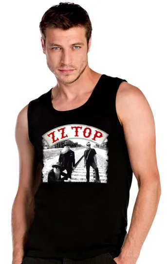Discover ZZ Top Rock Band Sleeveless T-Shirt Tank Top Men Women Black