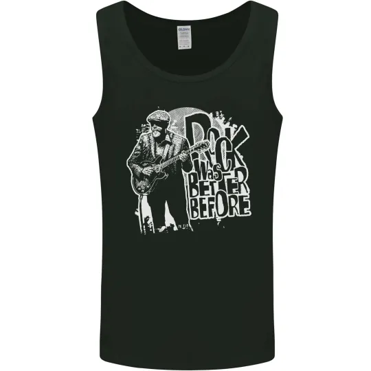 Discover Rock Guitar Band Music Men's Tank Top