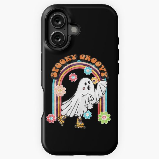 Discover Spooky Groovy Halloween Sublimation iPhone Case