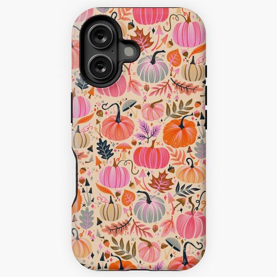 Discover Pumpkin Confetti – Rainbow on Cream iPhone Case
