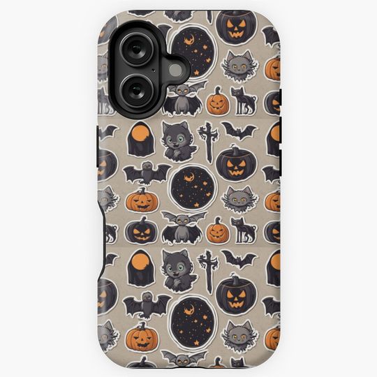 Discover Different Halloween Pattern iPhone Case
