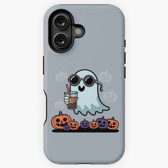 Discover Boo with Bubble Tea iPhone Case