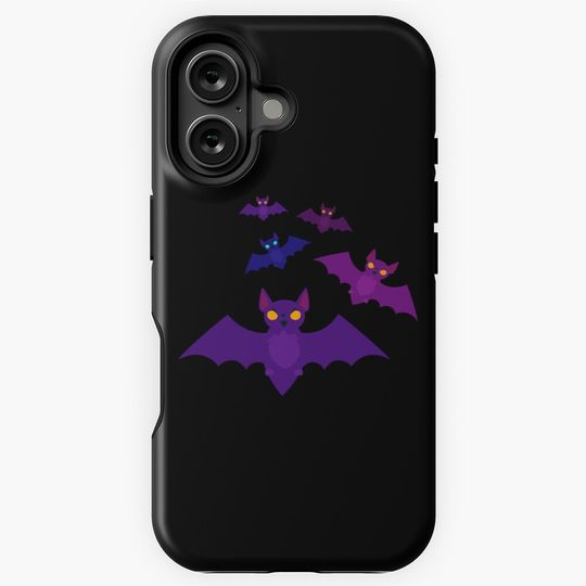 Discover Bats Funny Bats Halloween iPhone Case
