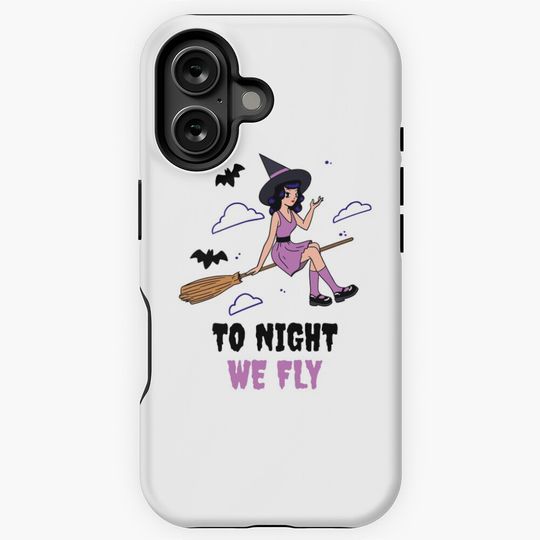 To night, We fly Horror Halloween iPhone Case