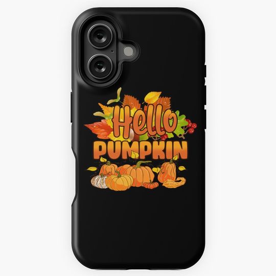 Hello Pumpkin - Hello Fall Funny Halloween Autumn iPhone Case
