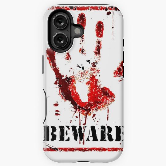 Discover halloween beware t-shirt iPhone Case