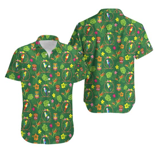 Enchanted Tiki Room Tropical Hawaiian Shirt Unisex
