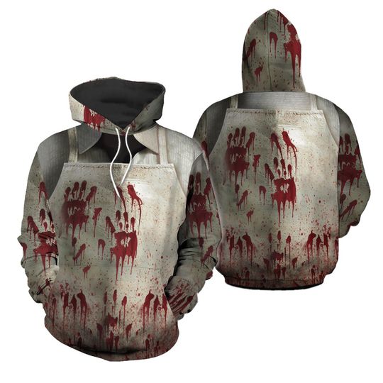 Leatherface Costume All Over Printed Hoodie (AOP)