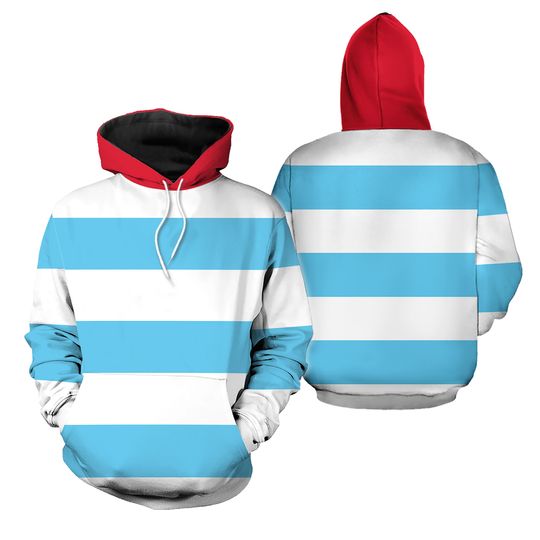Mr. Smee Costume Hoodie Jogger, Peter Pan Cosplay Outfit, Disney Pirate Loungewear, Halloween Costume Hoodie