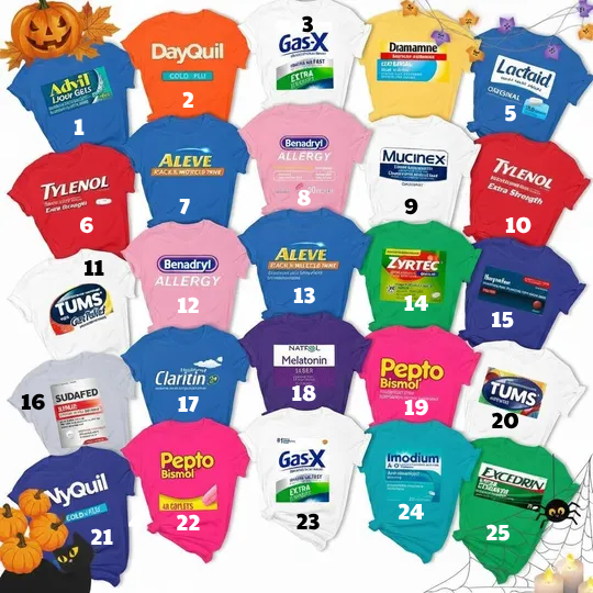 Pharmacy Halloween Shirt, Medicaalll Cosplay, Group Pharmacy Matching