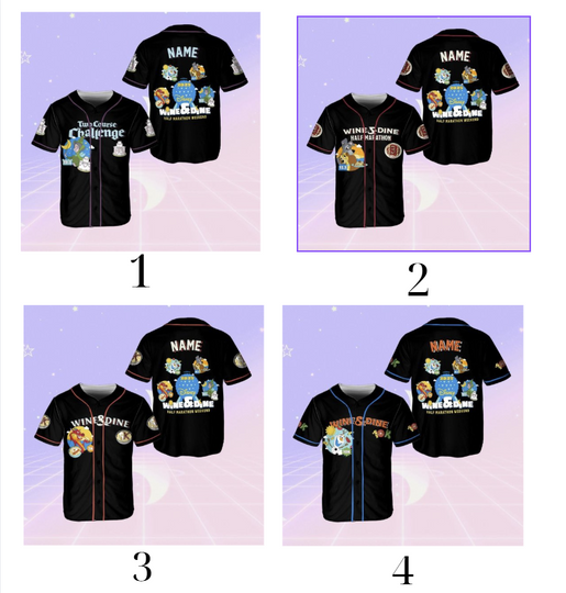 runDisney Wine & Dine Half Marathon Weekend 2025 Jersey