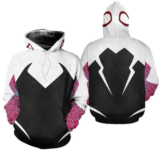 Spider Gwen Costume Hoodie, Spider Man Movie Shirt, Spider Gwen Cosplay, Spider Gwen Lover Shirt, Marvel Avengers Shirt, Halloween Gift
