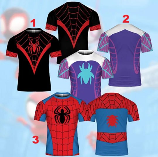 Spidey And Amazing Friends Cosplay, Spiderman Cosplay Costume, Spidey Cosplay, Ghost Spider All Over Print Tee, Miles Morales Cosplay