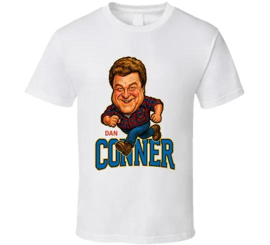 Dan Conner Roseanne TV Series Caricature T-Shirt