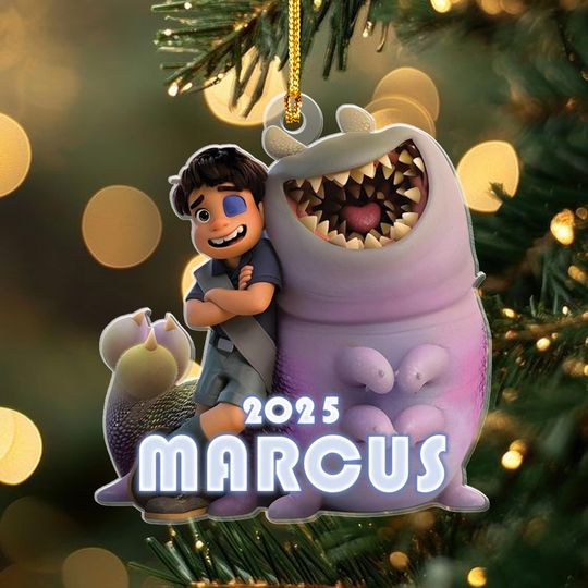 Discover Custom Elio Movie Acrylic Ornament for Christmas and Halloween Decor