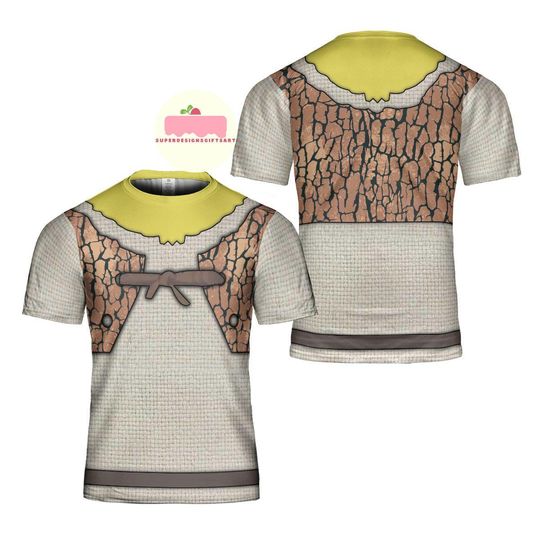 Shrek Costume T-Shirt, Shrek Cosplay T-shirt, Disney Halloween Tee, Shrek Cosplay Outfit, Shrek Funny Shirt, Shrek Can't Today I'm Swamped