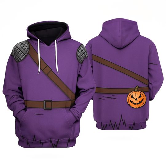 Marvel Green Goblin Costume Hoodie, Halloween Villain Cosplay Hoodie For Men Women