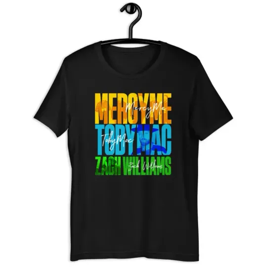 Discover TobyMac MercyMe & Zach Williams 2024 Tour T-Shirt Men’s