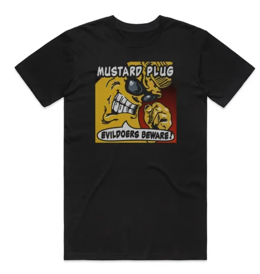 Discover Mustard Plug Evildoers Beware Album Cover T-Shirt