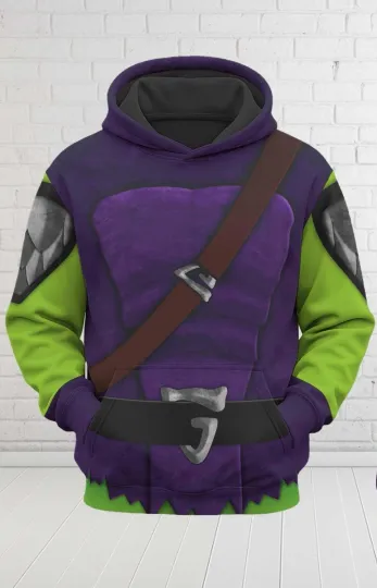 Goblin Costume Hoodie Sweatpants, The Amazing Spider Man Character All Over Print