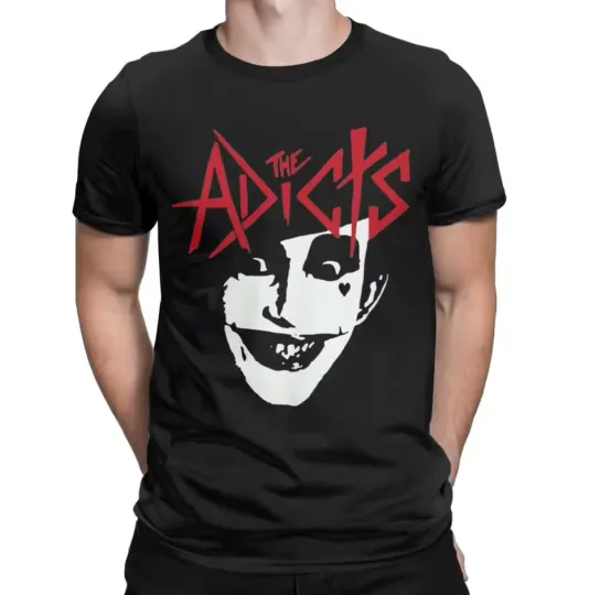 The Adicts Vintage Punk Rock Band T-Shirt Men Women