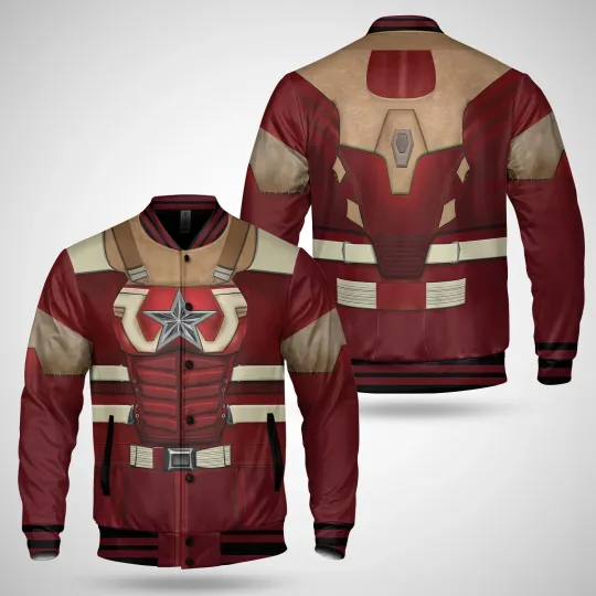 Discover Red Guardian Thunderbolts Character Cosplay Costume Halloween Jacket