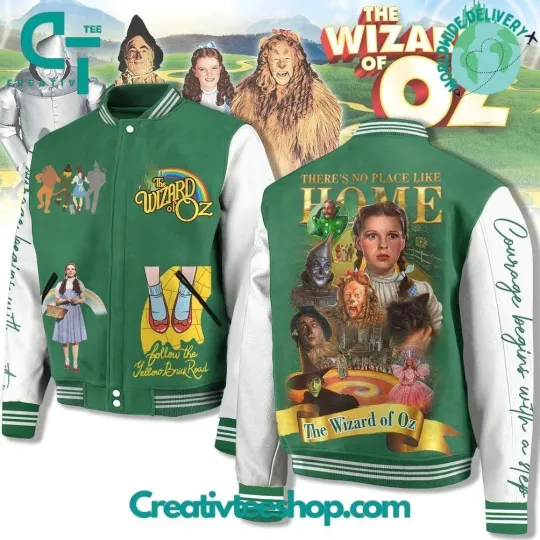 The Wizard of OZ “There is no Place like Home” Special Baseball Jacket