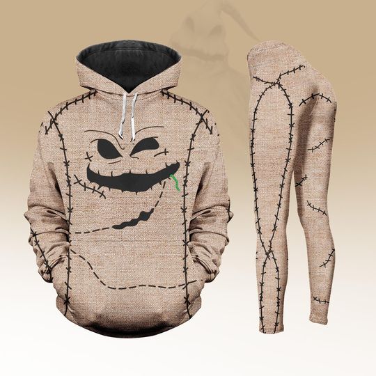Oogie Boogie Hoodie Leggings, Nightmare Before Christmas Costume, Disney Halloween Cosplay Hoodie, Disney World Shirt, Magic Kingdom