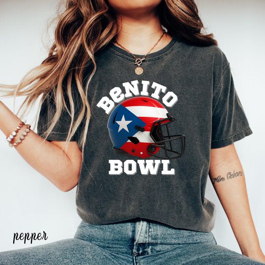 Discover Benito Bowl Comfort Color T-Shirt, BB shirt, Half-Time Show 2026, PR Football Shirt, PeErre Shirt, Christmas Gift shirt