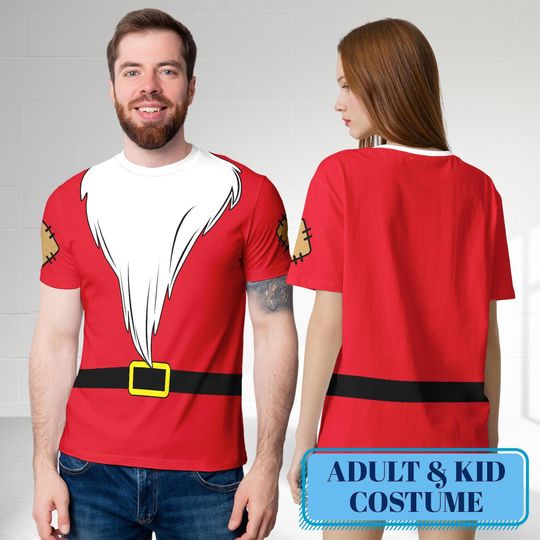 Discover Disney Grumpy 3D Costume T-shirt Hoodie, Snow White And Seven Dwarfs Halloween Costume Group Family Party Shirt, Grumpy Halloween Cosplay