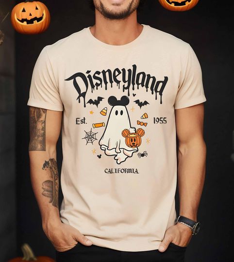 Vintage Disneyland Ghost Est 1955 California Shirt